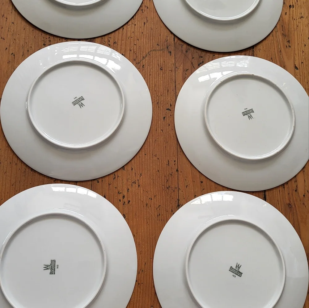 Antique Fruit Plates & Jam Jar